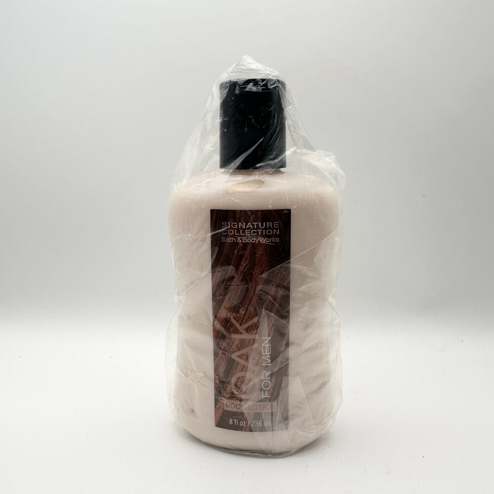 Bath & Body Works Oak For Men Body Lotion Discontinued HTF 8 fl oz